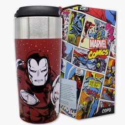 Copo Viagem Slim Homem de Ferro - 4