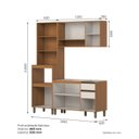 Ver imagem 4 de Cozinha Modulada Compacta 3 Peças com Torre Quente 2 Fornos Venaly
