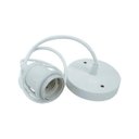 Ver imagem 1 de Pendente Simples Retro A1 E27 Rosca Branco