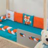 Kit Enxoval Bebe Montessoriano Raposinha Tifany e Laranja - 5