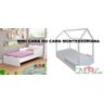 Kit Montessoriano Mini Cama Bebe Trança Nuvenzinha Cinza - 2