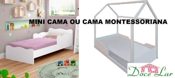 Kit Bebe Montessoriano Mini Cama Trança Nuvenzinha Amarela - 3