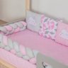 Kit Montessoriano ou Mini Cama Trança Chuva de Amor Rosa - 6