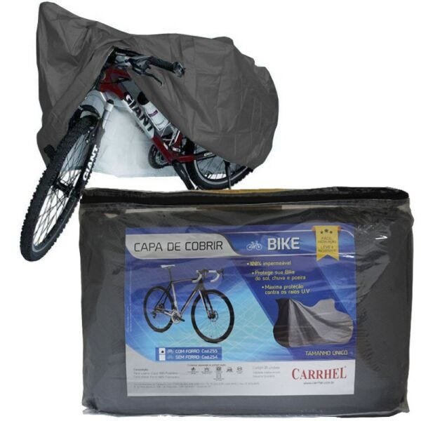 Capa Cobrir Bicicleta Bike Protetora Forrada Impermeável Elástico nas Bordas até Aro 29 Carrhel - 1