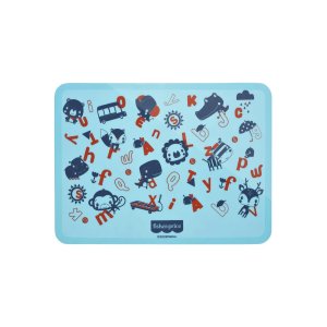 Lugar Americano de Silicone Estampado Yummy! Fisher-Price:Azul