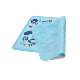 Lugar Americano de Silicone Estampado Yummy! Fisher-Price:Azul - 3