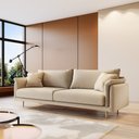 Ver imagem 3 de Sofá 4 Lugares Rodeo Living Horse Collection Linho Palha 242cm