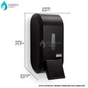 Ver imagem 3 de Dispenser Porta Saboneteira Premisse Urban Compacto Preto Com Reservatório