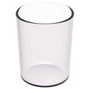 Ver imagem 2 de Kit 12 Copos 400ml Transparente Plástico Escolar Refeitórios Servir Água Sucos