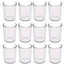Ver imagem 1 de Kit 12 Copos 400ml Transparente Plástico Escolar Refeitórios Servir Água Sucos