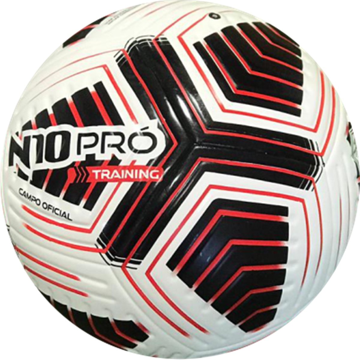 Bola Futebol de Campo N10 Pro-x Training:branco/vermelho