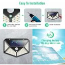 Ver imagem 4 de Luminária Solar Parede 100 Led Sensor Presença 3 Funções