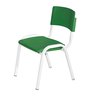 Conjunto Escolar Infantil Mesa Branca 2 Cadeiras Verdes - 3