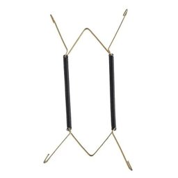Suporte Gancho Mola Dourada Prato Decorativo Parede Pendura - 4