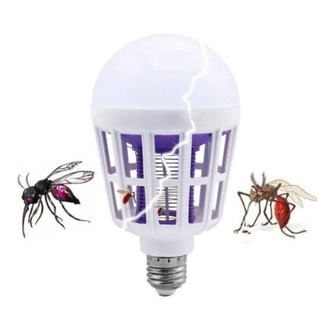 Lâmpada Led Mata Mosquito Insetos Pernilongo Moscas 15w