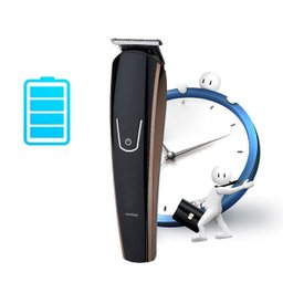 Maquina Profissional de Cortar Cabelo Aparador sem Fio Homem - 9