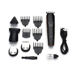 Maquina Profissional de Cortar Cabelo Aparador sem Fio Homem - 2