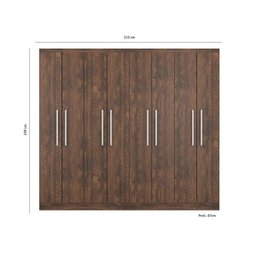 Guarda-Roupa Roupeiro Hera 8 Portas Logdesign - 3078 - 3