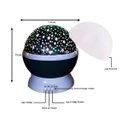 Ver imagem 3 de Luminária Projetor Estrela 360 Galaxy Star Master Preta