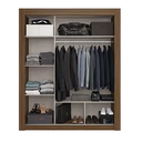 Ver imagem 2 de GUARDA ROUPA HERVAL PH 1708 - COR BRANCO - COM ESPELHO