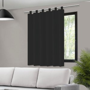 Cortina Blackout para Bastão 140x140:preto