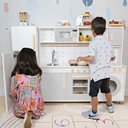 Ver imagem 3 de Kit Cozinha Infantil com Geladeira e Máquina de Lavar - Cinza