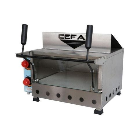 Forno de Pizza A Gás Refratário com Grill Infravermelho - Cefaz