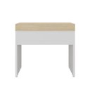 Ver imagem 7 de Mesa Escrivaninha Mind 2 Portas Carvalho/branco- Artany