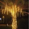 Cordão Chuva de Meteoro 8 Tubos 48cm 240 Leds Branco Quente 2 Metros - Wincy Natal - 6