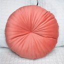 Ver imagem 5 de 2 Almofadas Redondas Rendy em Veludo Várias Cores Cor:rosa Coral