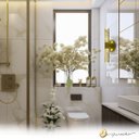 Ver imagem 3 de Arandela Tubo Vidro Bolhas Led 3200k 10w Dourado