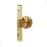 Arandela Tubo Vidro Bolhas Led 3200k 10w Dourado - 7