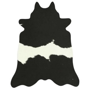 Tapete Couro de Boi - Baby Cow Preto e Branco - 240919102670