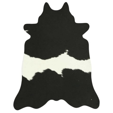 Tapete Couro de Boi - Baby Cow Preto e Branco - 240919102670