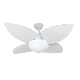 Ventilador de Teto Infinity Lótus Branco 4 Pás Brancas 110 V 1025 Lótus 4P - 1
