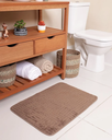 Ver imagem 4 de Tapete Banheiro Antiderrapante Aconchego 45x65cm Corttex - Marrom