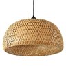 Pendente de Bambu Artesanal Fibra Natural 45 Cm Palha Nat23 - 1