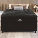 Ver imagem 1 de Cama Box Conjugado Casal com Colchão 138x70x188 Soft Firme Ii Gazin Cr35320 Preto-marrom