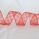 Ver imagem 2 de Fita Decorativa Telada Vermelha com Glitter 3,8cm X 9,14m | Formosinha