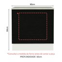 Ver imagem 4 de Balcão para Forno de Embutir 80 X 60 Cm com Tampo Branco/preto Agata, Glamy Madesa Branco/preto
