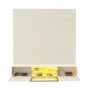 Ver imagem 3 de Painel para TV até 65 Polegadas Luminare 3 Portas com Vidro Reflecta e LED 100% MDF Off White - Geli