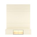 Ver imagem 2 de Painel para TV até 65 Polegadas Luminare 3 Portas com Vidro Reflecta e LED 100% MDF Off White - Geli