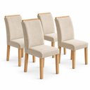 Ver imagem 3 de Conjunto 4 Cadeiras para Sala de Jantar Luisa