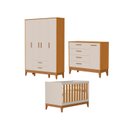 Ver imagem 1 de Jogo de Quarto para Bebe Completo 4 Portas Flip Areia com Savana