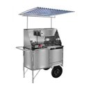 Ver imagem 1 de Carrinho de Hot Dog + Lanche Luxo com Rodas Pneumáticas e Toldo - Cefaz
