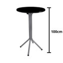 Ver imagem 2 de Bistrô Alto Cinza com Tampa Preta Fortmix