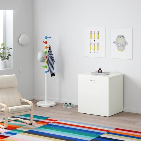 Armário Infantil Organizador com Baú Denver 100% Mdf