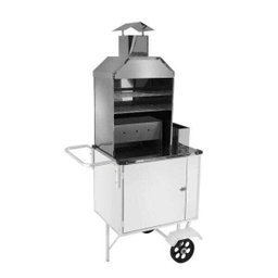 Carrinho de Churrasco Simples com Rodas Maciças - Cefaz - 1