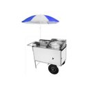 Ver imagem 1 de Carrinho de Milho Verde Luxo com Rodas Pneumáticas e Guarda-Sol - Cefaz