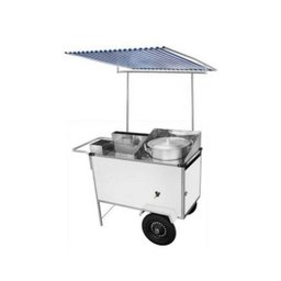 Carrinho de Milho Verde Luxo com Rodas Pneumáticas e Toldo - Cefaz - 1